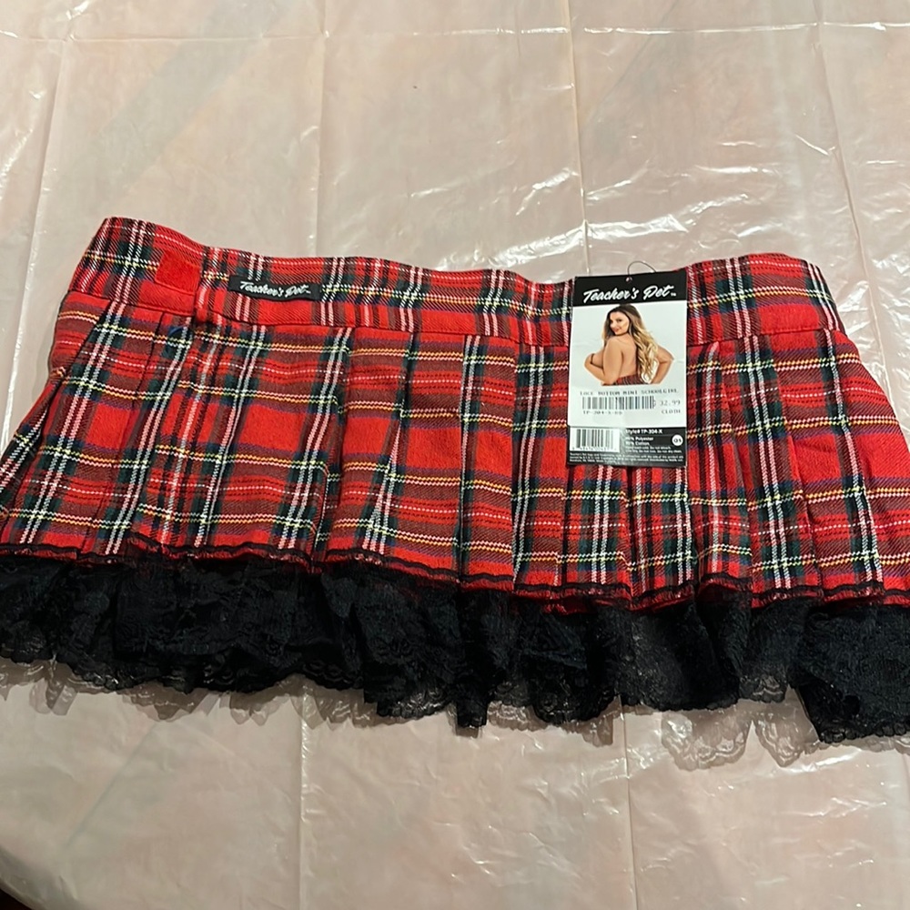 Teachers Pet School Girl Lace Bottom Mini